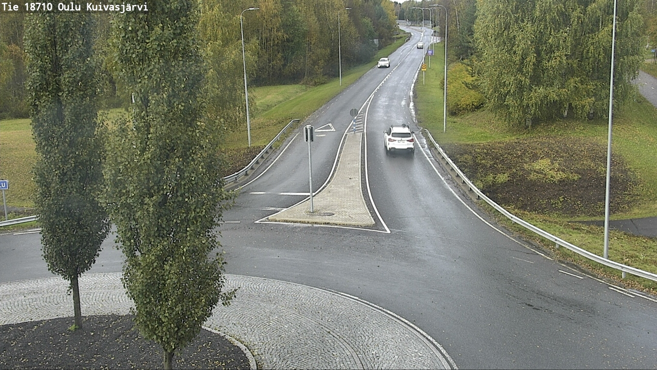 Weather Camera Image road 18710 Oulu Kuivasjärvi, Oulu, Pohjois-Pohjanmaa