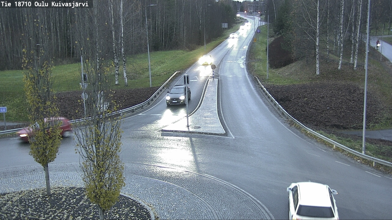 Weather Camera Image väg 18710 Oulu Kuivasjärvi, Oulu, Pohjois-Pohjanmaa