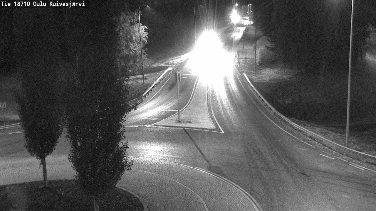 Weather Camera Image väg 18710 Oulu Kuivasjärvi, Oulu, Pohjois-Pohjanmaa