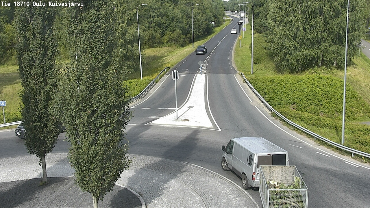 Weather Camera Image väg 18710 Oulu Kuivasjärvi, Oulu, Pohjois-Pohjanmaa