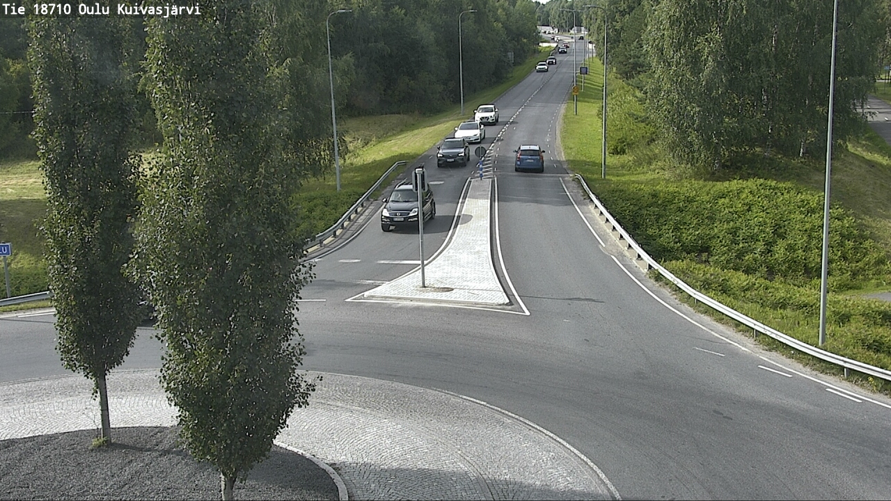 Weather Camera Image road 18710 Oulu Kuivasjärvi, Oulu, Pohjois-Pohjanmaa