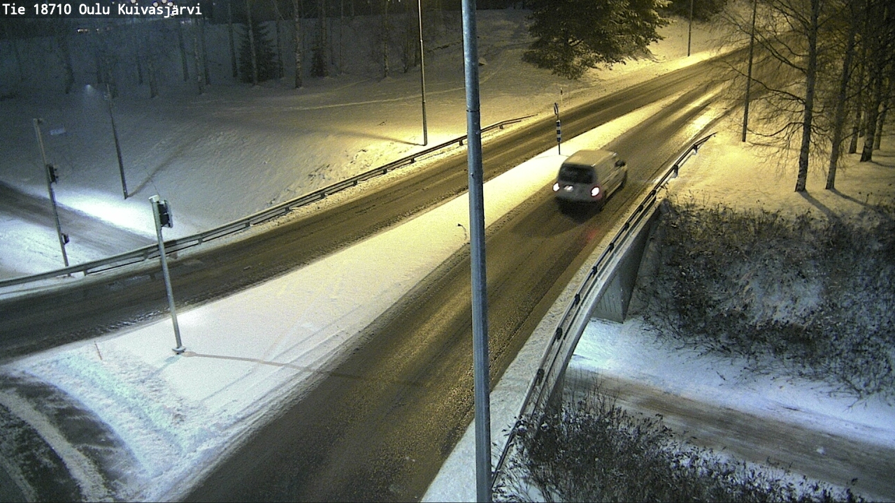 Weather Camera Image road 18710 Oulu Kuivasjärvi, Oulu, Pohjois-Pohjanmaa