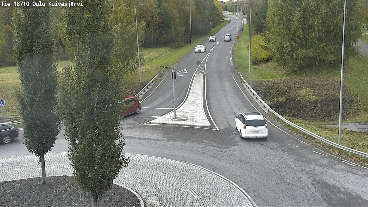 Weather Camera Image väg 18710 Oulu Kuivasjärvi, Oulu, Pohjois-Pohjanmaa