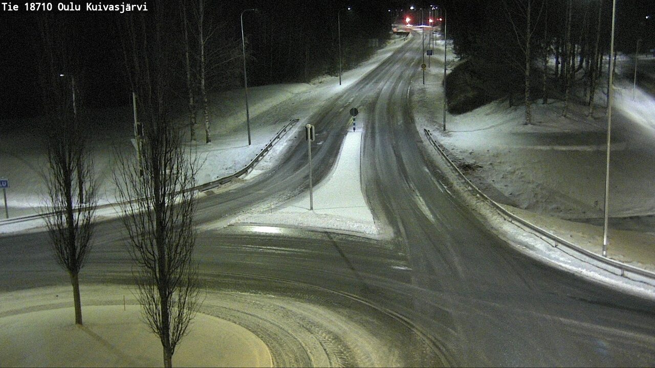 Weather Camera Image road 18710 Oulu Kuivasjärvi, Oulu, Pohjois-Pohjanmaa