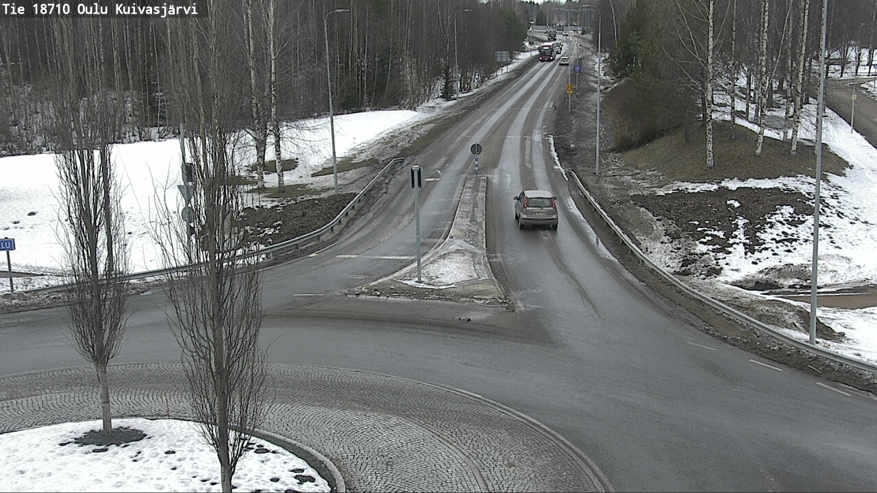 Weather Camera Image road 18710 Oulu Kuivasjärvi, Oulu, Pohjois-Pohjanmaa