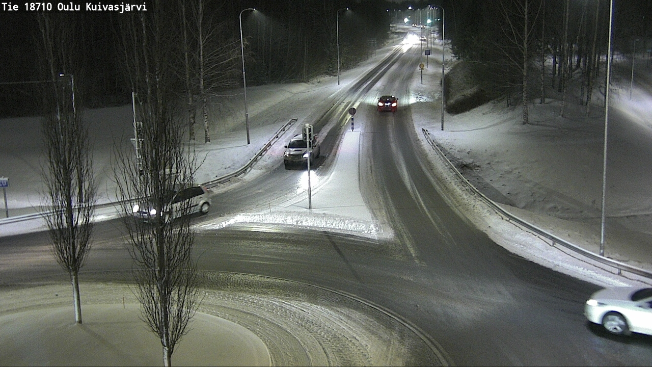 Weather Camera Image road 18710 Oulu Kuivasjärvi, Oulu, Pohjois-Pohjanmaa