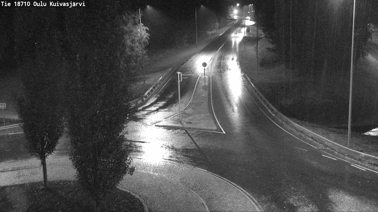 Weather Camera Image väg 18710 Oulu Kuivasjärvi, Oulu, Pohjois-Pohjanmaa