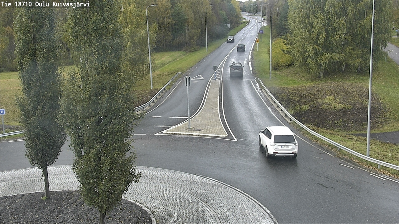 Weather Camera Image väg 18710 Oulu Kuivasjärvi, Oulu, Pohjois-Pohjanmaa