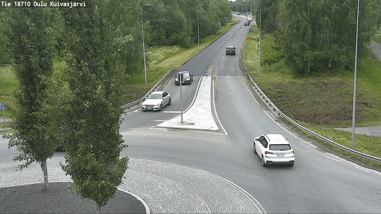 Weather Camera Image väg 18710 Oulu Kuivasjärvi, Oulu, Pohjois-Pohjanmaa