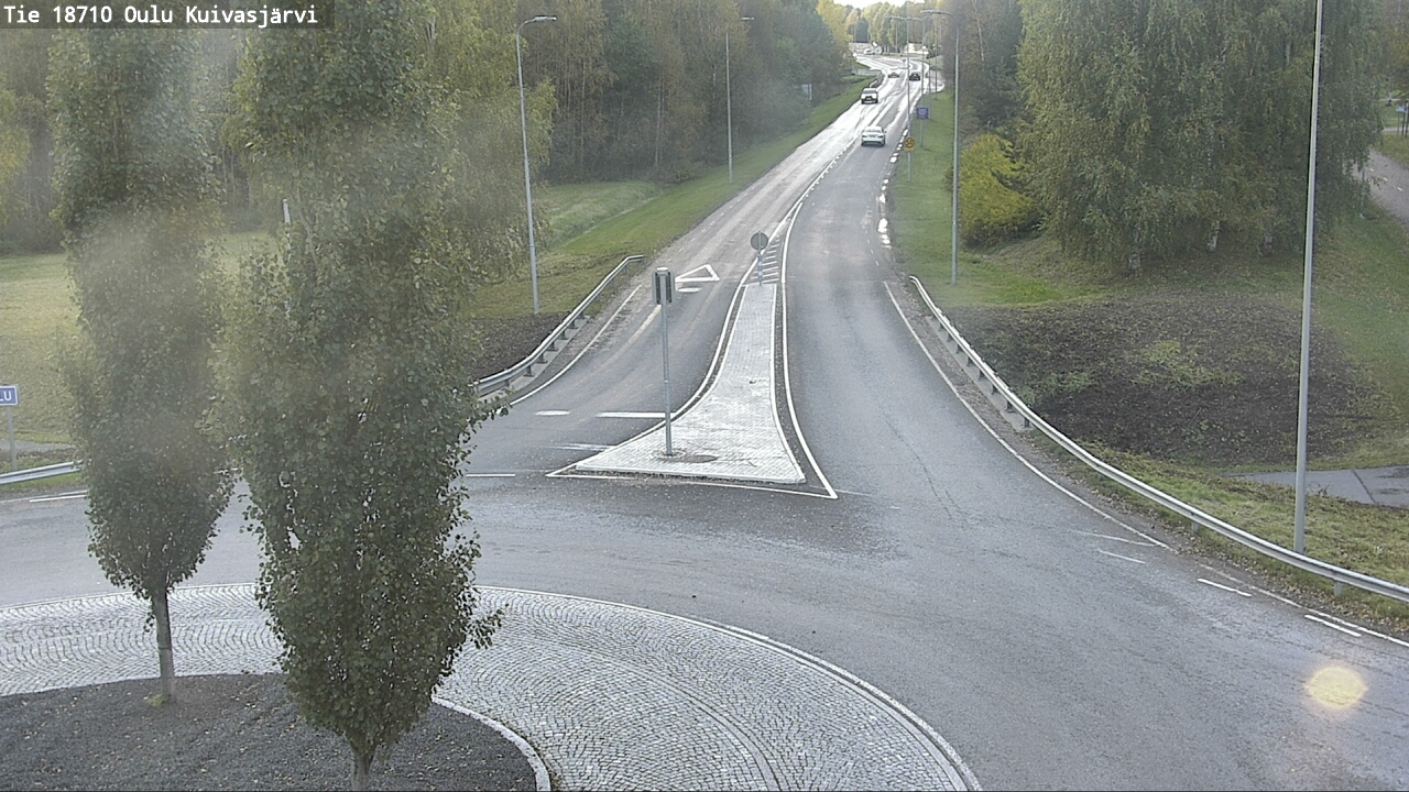 Weather Camera Image väg 18710 Oulu Kuivasjärvi, Oulu, Pohjois-Pohjanmaa