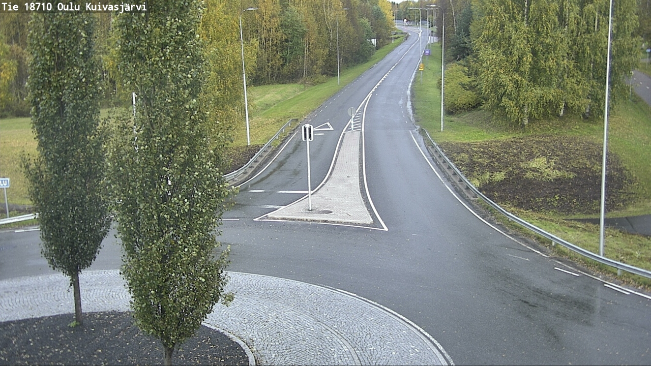 Weather Camera Image väg 18710 Oulu Kuivasjärvi, Oulu, Pohjois-Pohjanmaa