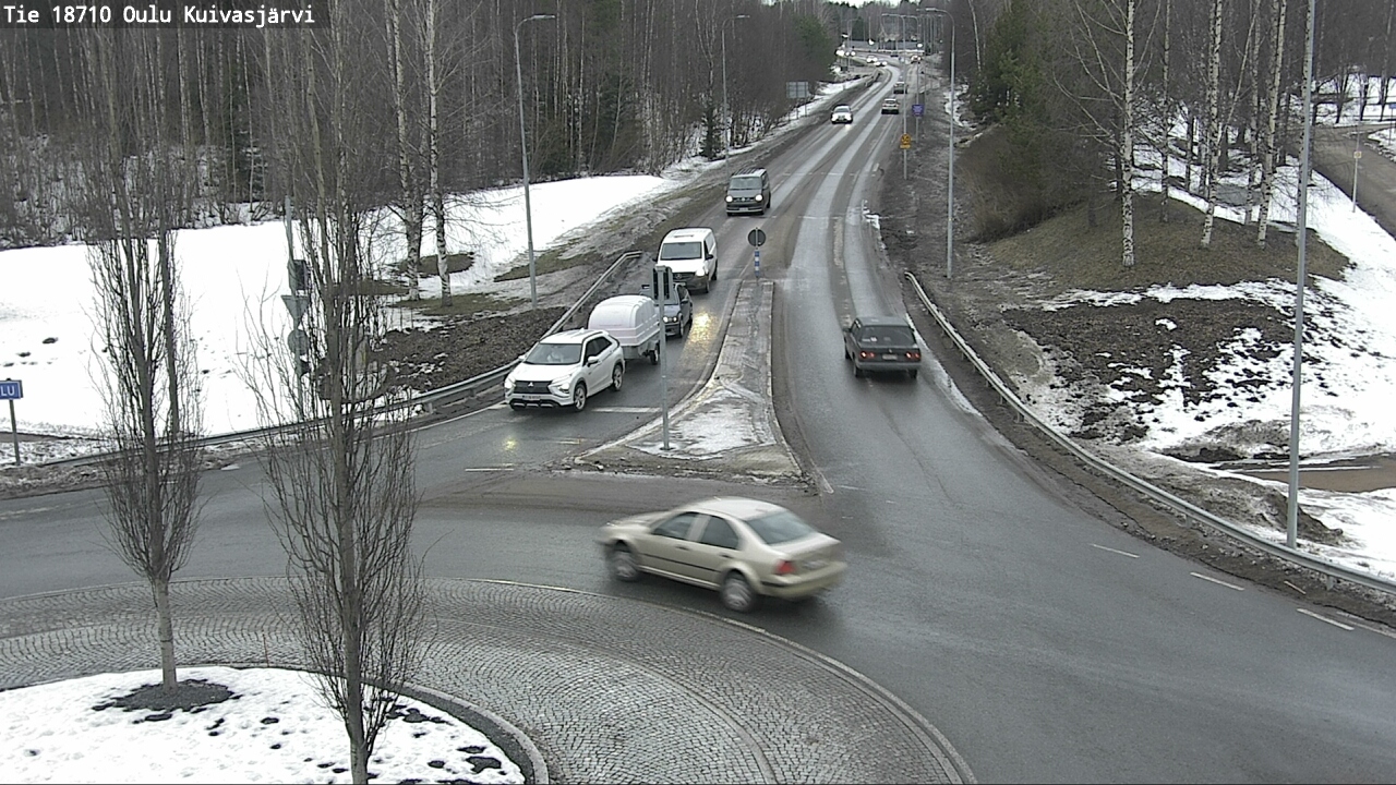 Weather Camera Image road 18710 Oulu Kuivasjärvi, Oulu, Pohjois-Pohjanmaa