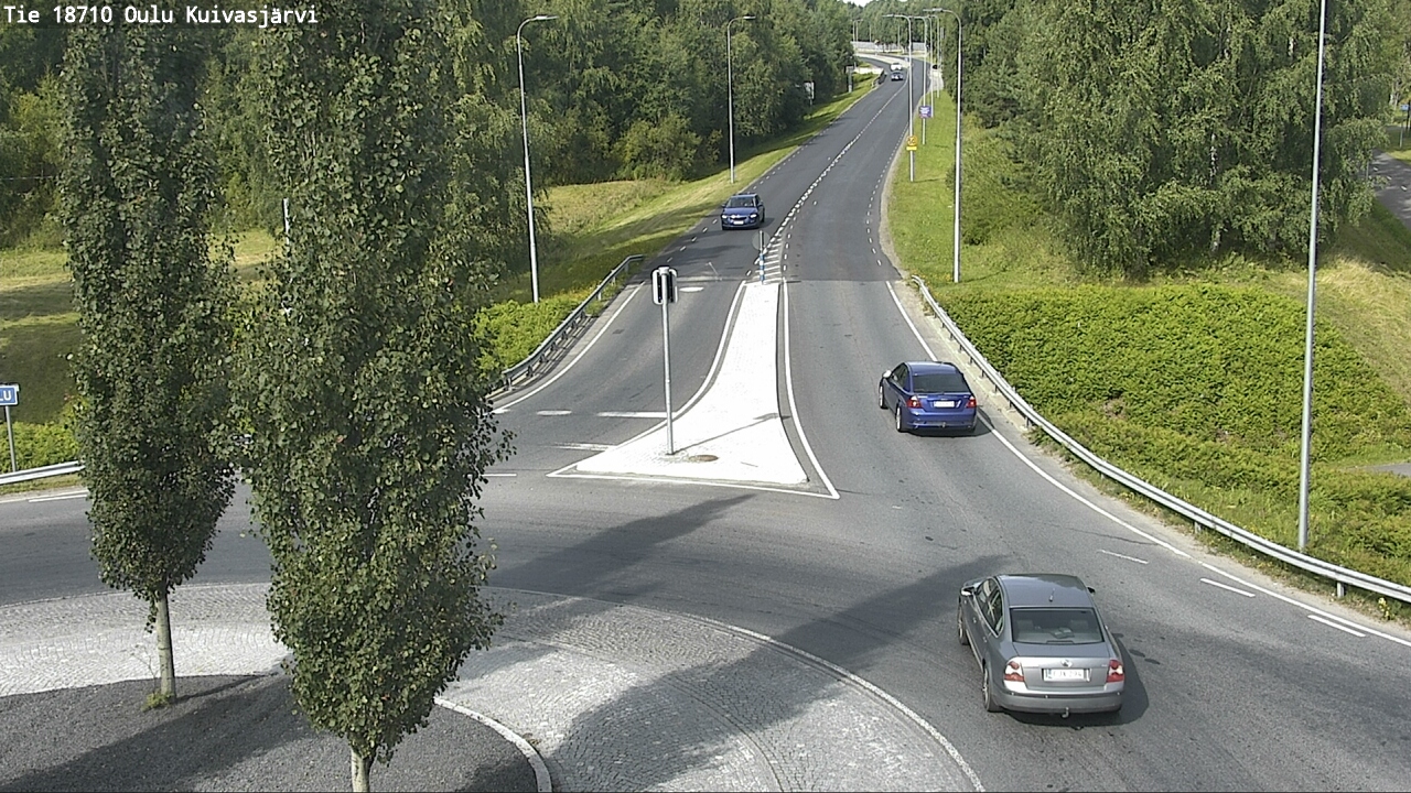 Weather Camera Image väg 18710 Oulu Kuivasjärvi, Oulu, Pohjois-Pohjanmaa