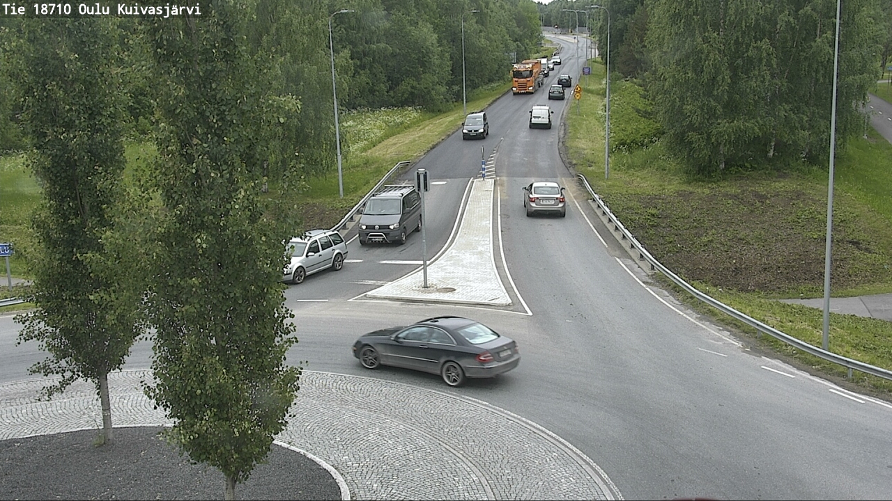 Weather Camera Image road 18710 Oulu Kuivasjärvi, Oulu, Pohjois-Pohjanmaa