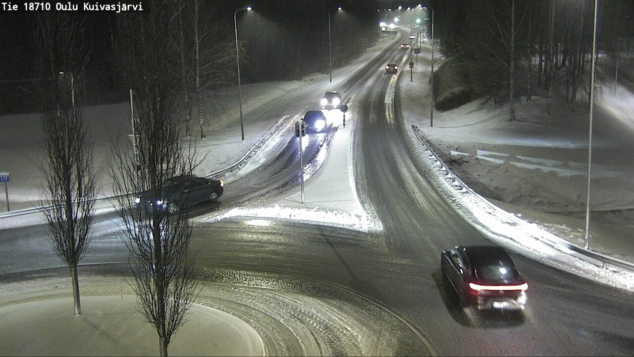 Weather Camera Image road 18710 Oulu Kuivasjärvi, Oulu, Pohjois-Pohjanmaa
