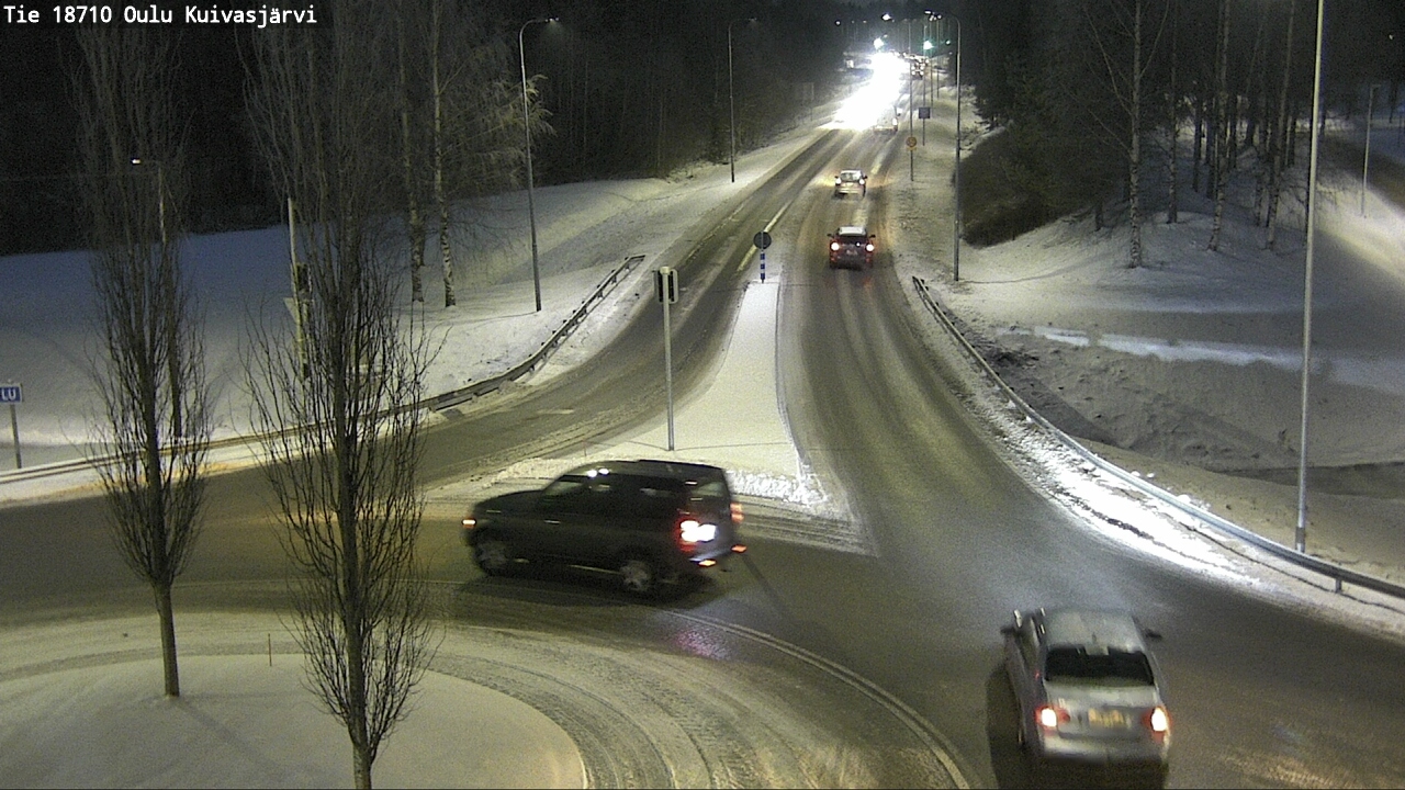 Weather Camera Image road 18710 Oulu Kuivasjärvi, Oulu, Pohjois-Pohjanmaa