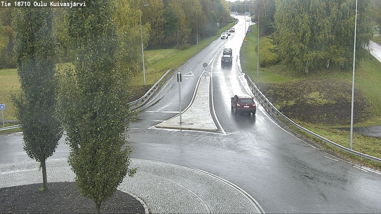 Weather Camera Image väg 18710 Oulu Kuivasjärvi, Oulu, Pohjois-Pohjanmaa