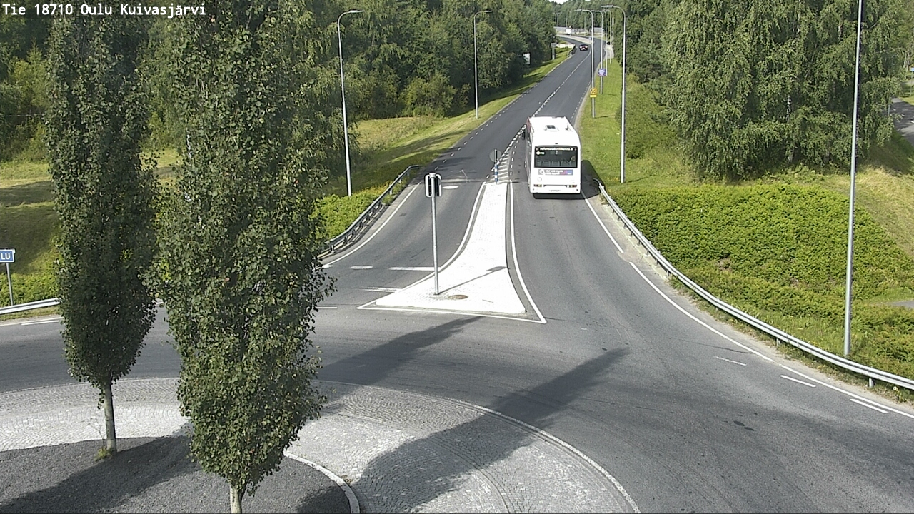 Weather Camera Image väg 18710 Oulu Kuivasjärvi, Oulu, Pohjois-Pohjanmaa