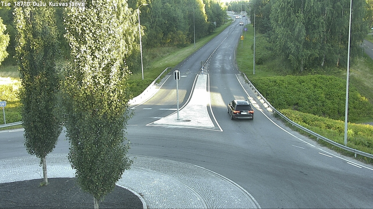 Weather Camera Image väg 18710 Oulu Kuivasjärvi, Oulu, Pohjois-Pohjanmaa