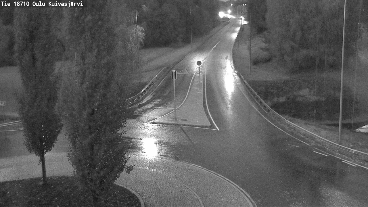 Weather Camera Image väg 18710 Oulu Kuivasjärvi, Oulu, Pohjois-Pohjanmaa
