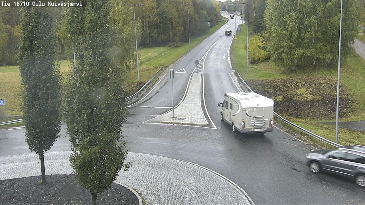 Weather Camera Image road 18710 Oulu Kuivasjärvi, Oulu, Pohjois-Pohjanmaa