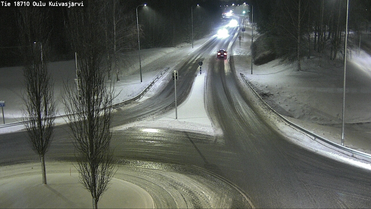 Weather Camera Image road 18710 Oulu Kuivasjärvi, Oulu, Pohjois-Pohjanmaa