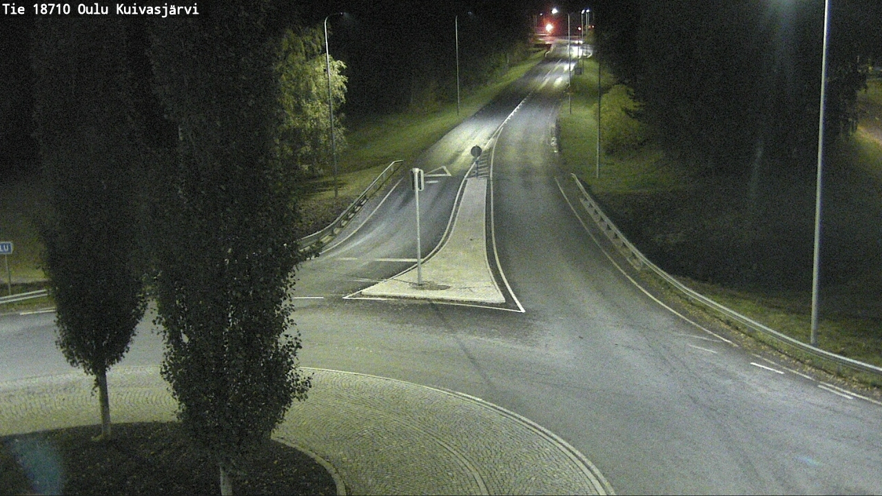 Weather Camera Image väg 18710 Oulu Kuivasjärvi, Oulu, Pohjois-Pohjanmaa