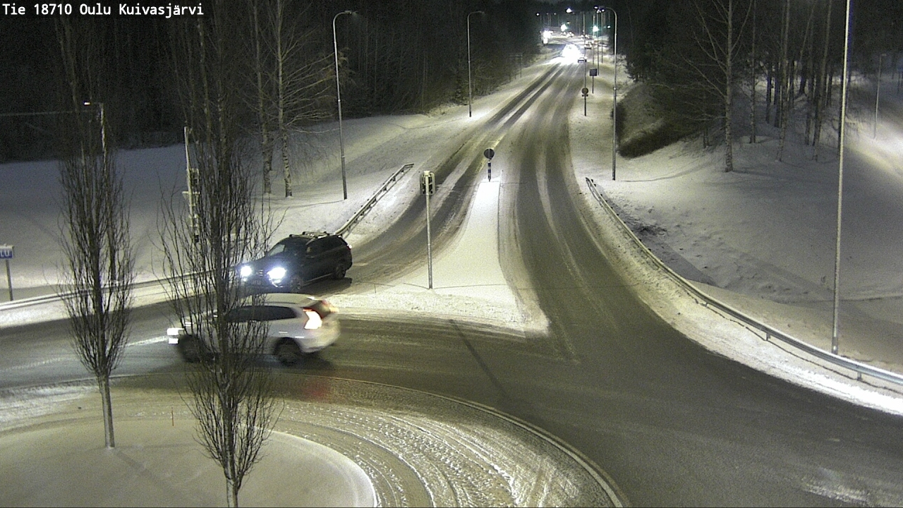 Weather Camera Image road 18710 Oulu Kuivasjärvi, Oulu, Pohjois-Pohjanmaa