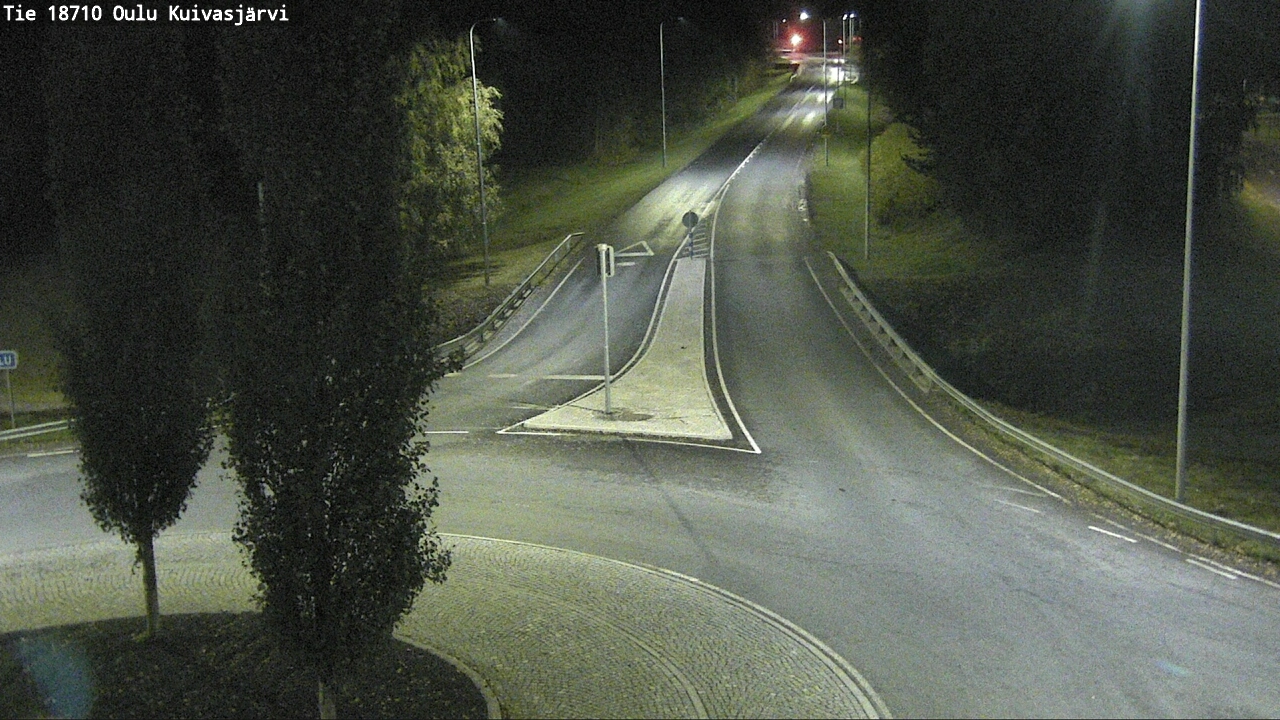 Weather Camera Image väg 18710 Oulu Kuivasjärvi, Oulu, Pohjois-Pohjanmaa