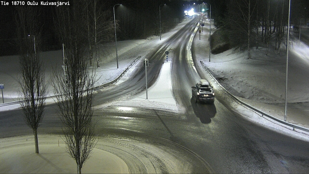 Weather Camera Image road 18710 Oulu Kuivasjärvi, Oulu, Pohjois-Pohjanmaa