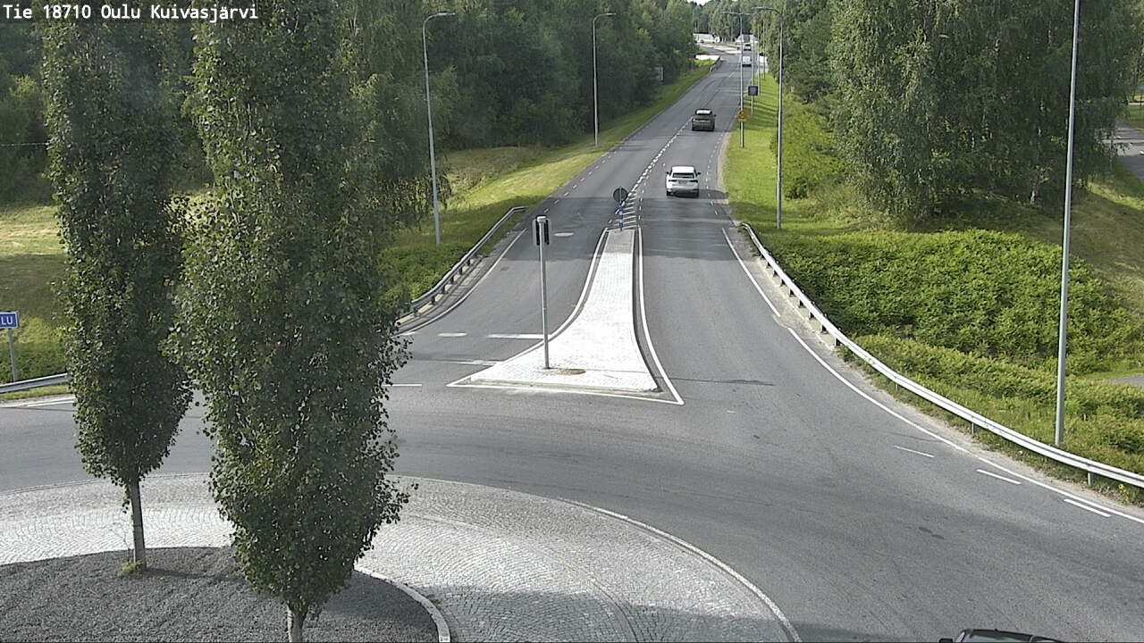 Weather Camera Image road 18710 Oulu Kuivasjärvi, Oulu, Pohjois-Pohjanmaa