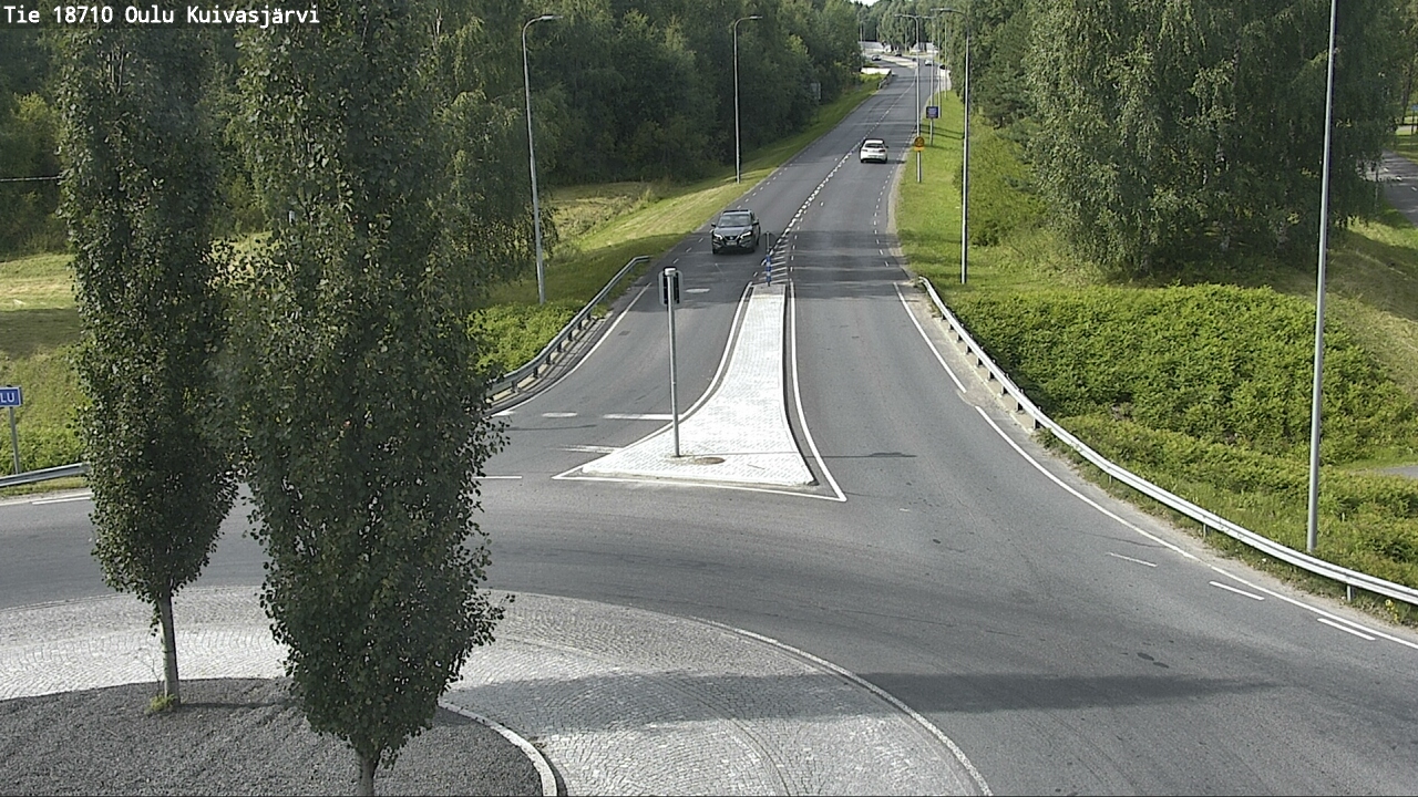 Weather Camera Image road 18710 Oulu Kuivasjärvi, Oulu, Pohjois-Pohjanmaa