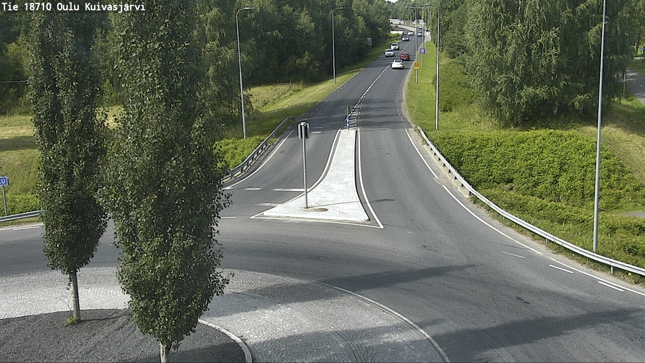 Weather Camera Image road 18710 Oulu Kuivasjärvi, Oulu, Pohjois-Pohjanmaa
