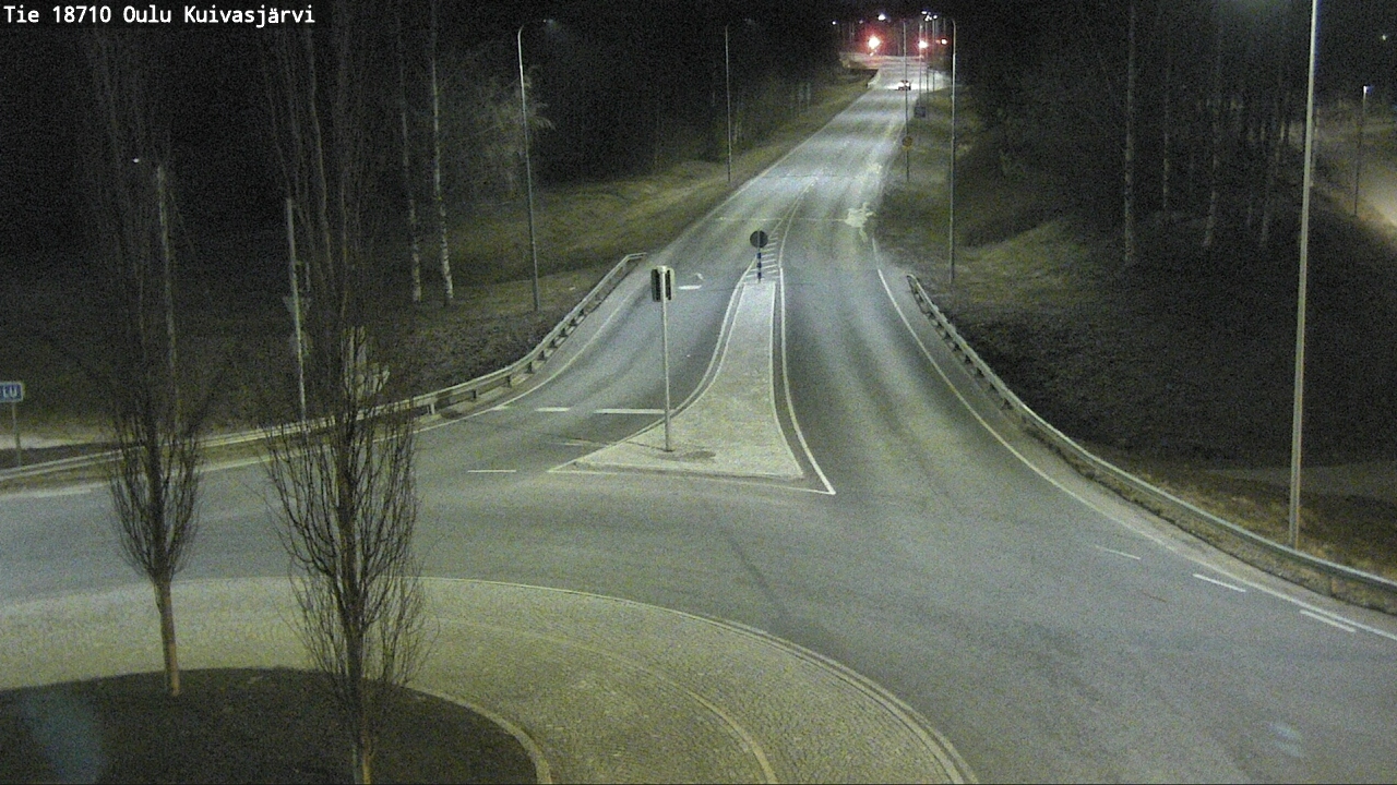Weather Camera Image väg 18710 Oulu Kuivasjärvi, Oulu, Pohjois-Pohjanmaa