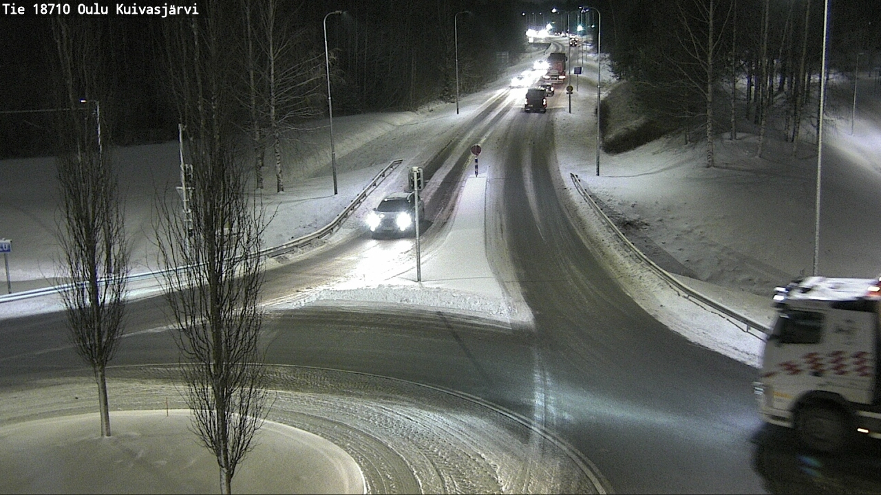 Weather Camera Image road 18710 Oulu Kuivasjärvi, Oulu, Pohjois-Pohjanmaa