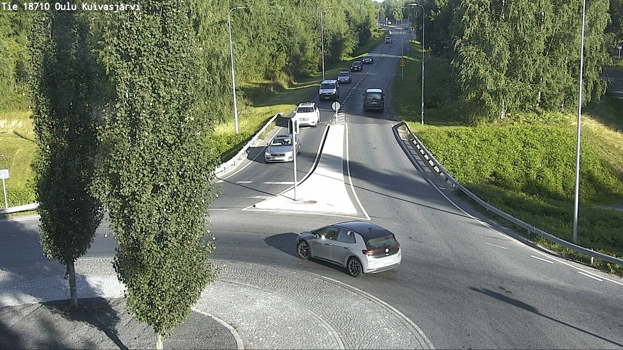 Weather Camera Image väg 18710 Oulu Kuivasjärvi, Oulu, Pohjois-Pohjanmaa