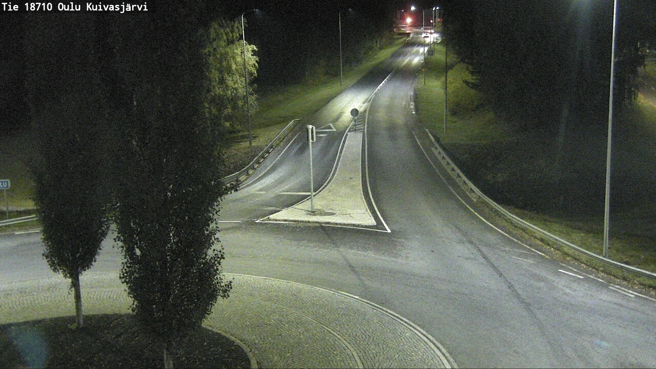 Weather Camera Image väg 18710 Oulu Kuivasjärvi, Oulu, Pohjois-Pohjanmaa