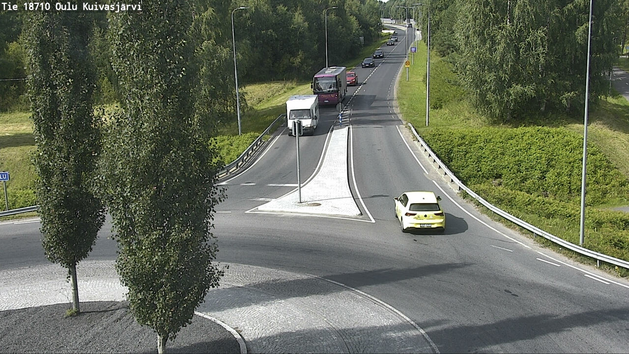 Weather Camera Image road 18710 Oulu Kuivasjärvi, Oulu, Pohjois-Pohjanmaa