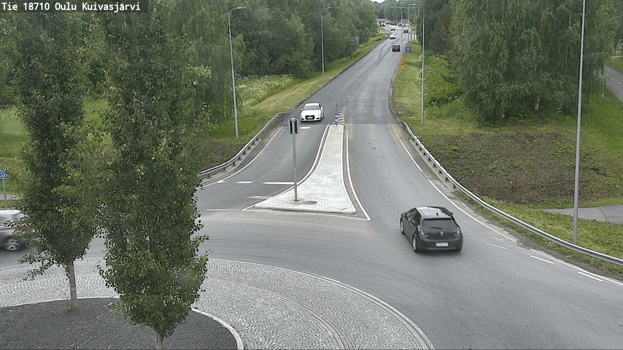 Weather Camera Image väg 18710 Oulu Kuivasjärvi, Oulu, Pohjois-Pohjanmaa