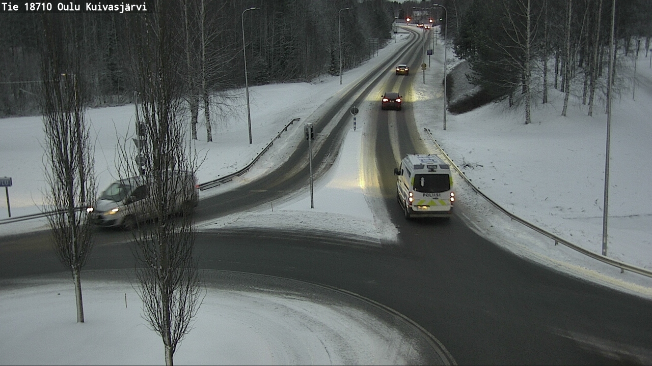 Weather Camera Image road 18710 Oulu Kuivasjärvi, Oulu, Pohjois-Pohjanmaa