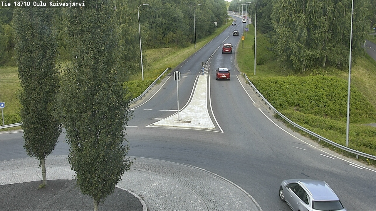 Weather Camera Image väg 18710 Oulu Kuivasjärvi, Oulu, Pohjois-Pohjanmaa