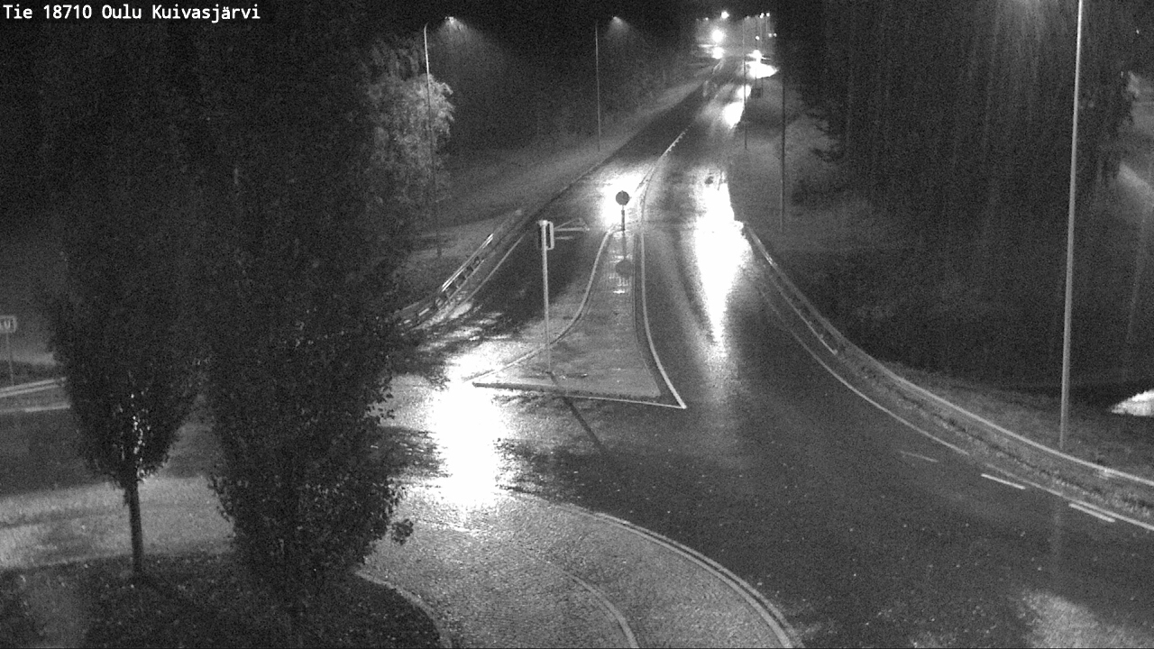 Weather Camera Image väg 18710 Oulu Kuivasjärvi, Oulu, Pohjois-Pohjanmaa