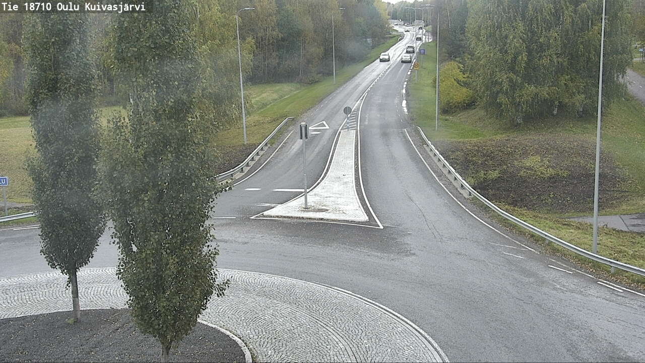 Weather Camera Image väg 18710 Oulu Kuivasjärvi, Oulu, Pohjois-Pohjanmaa