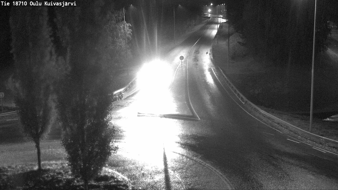 Weather Camera Image väg 18710 Oulu Kuivasjärvi, Oulu, Pohjois-Pohjanmaa