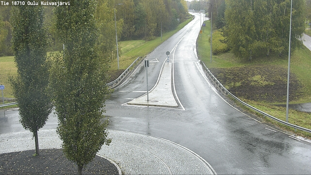 Weather Camera Image väg 18710 Oulu Kuivasjärvi, Oulu, Pohjois-Pohjanmaa
