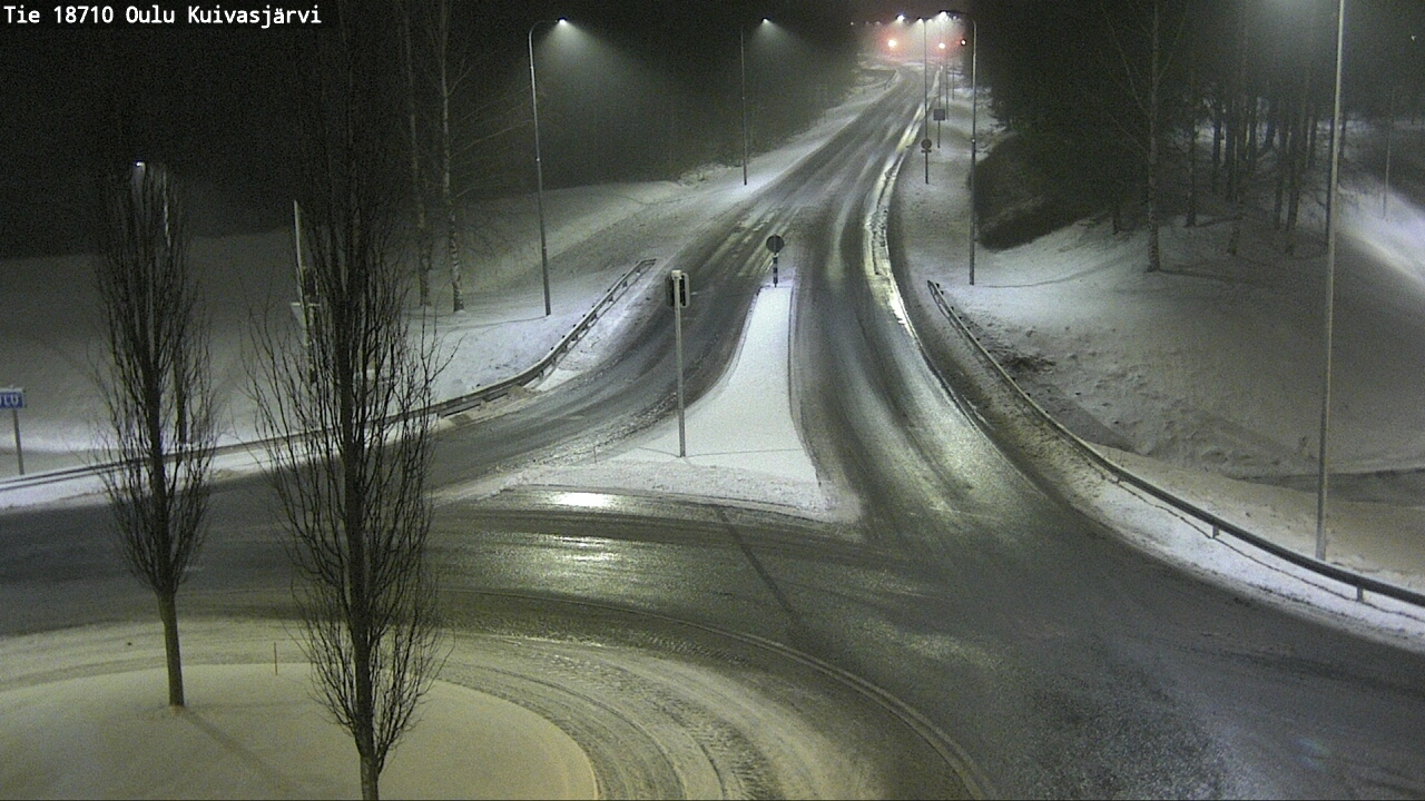 Weather Camera Image road 18710 Oulu Kuivasjärvi, Oulu, Pohjois-Pohjanmaa