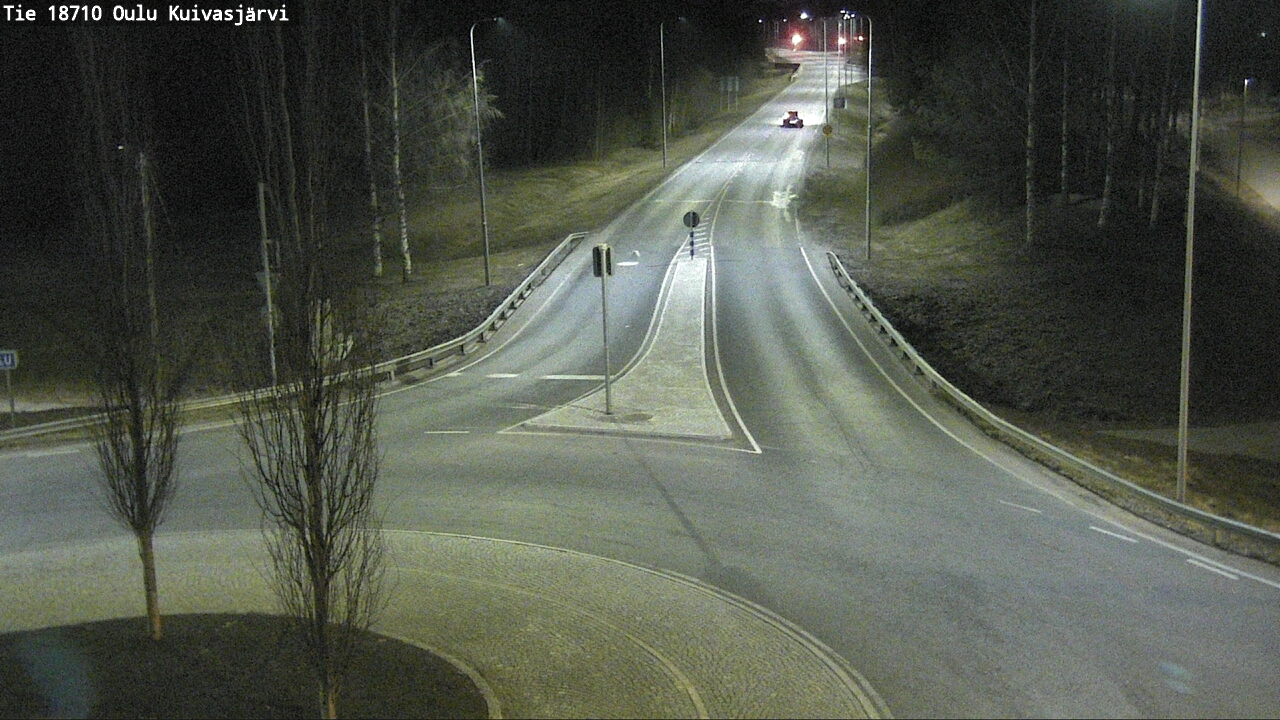 Weather Camera Image väg 18710 Oulu Kuivasjärvi, Oulu, Pohjois-Pohjanmaa