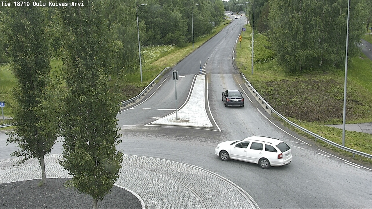 Weather Camera Image väg 18710 Oulu Kuivasjärvi, Oulu, Pohjois-Pohjanmaa