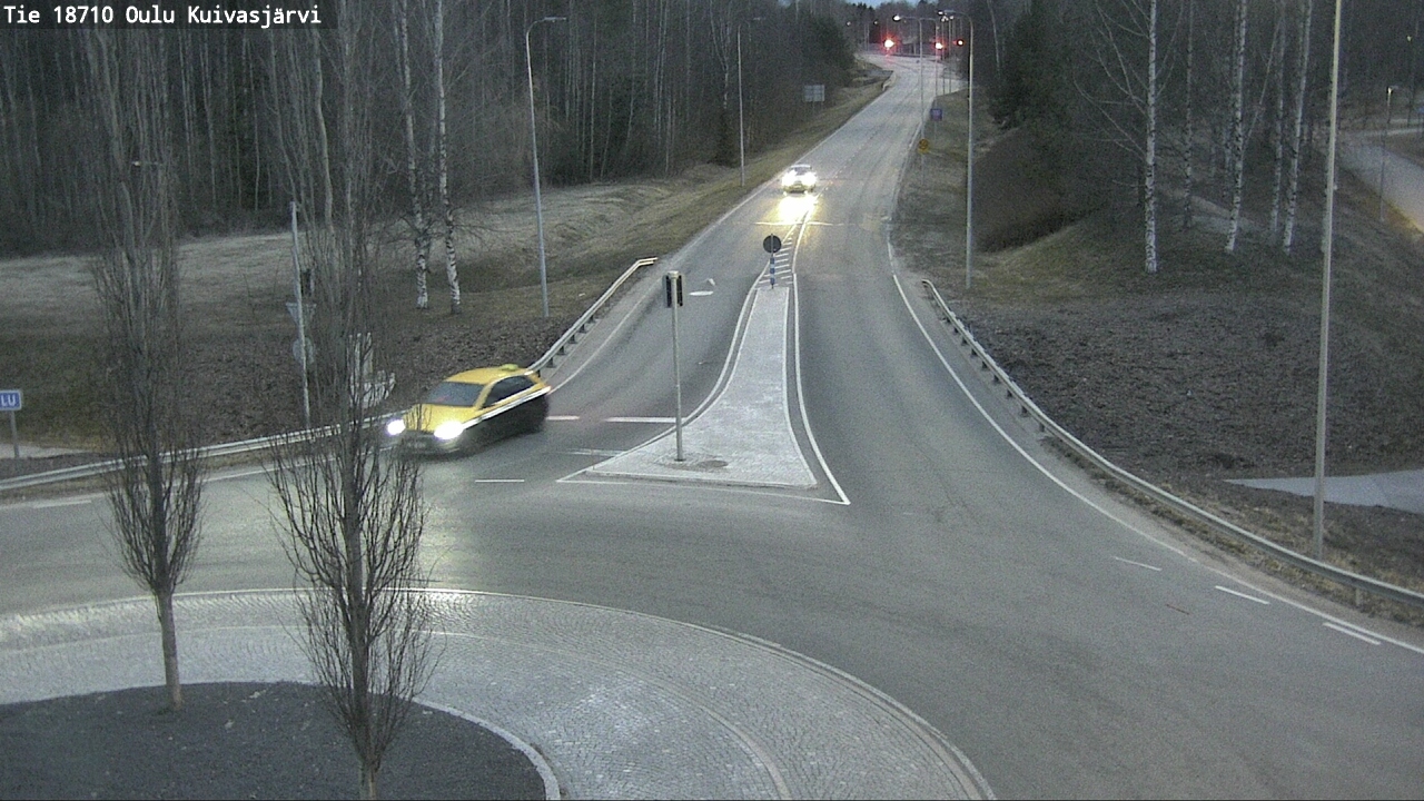 Weather Camera Image road 18710 Oulu Kuivasjärvi, Oulu, Pohjois-Pohjanmaa