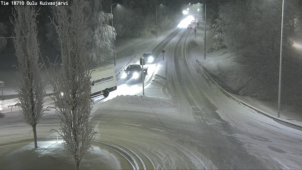Weather Camera Image road 18710 Oulu Kuivasjärvi, Oulu, Pohjois-Pohjanmaa